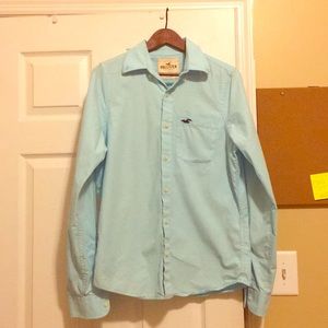 Baby Blue Hollister Button Down (Men)